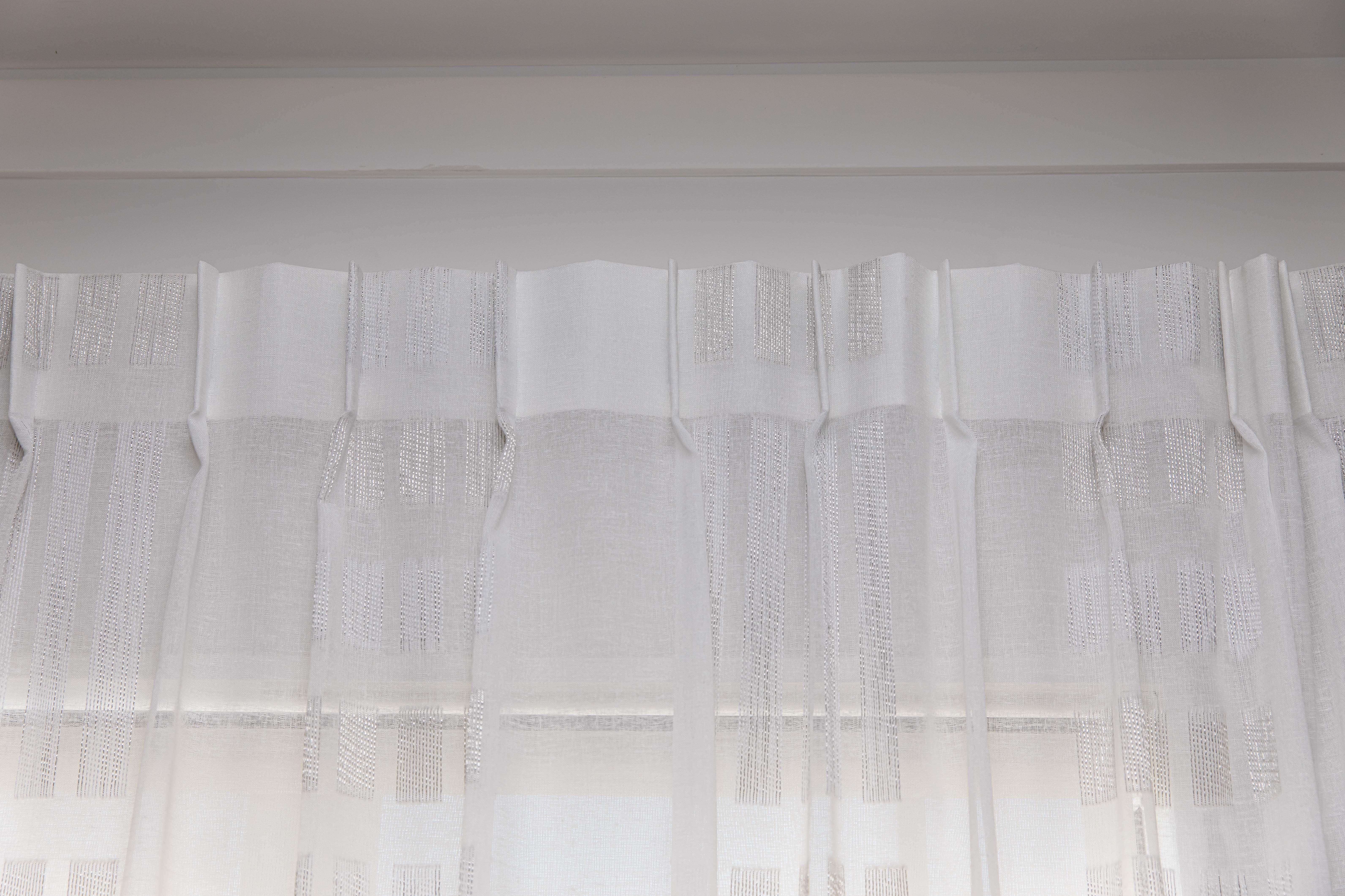 Single pleat curtains